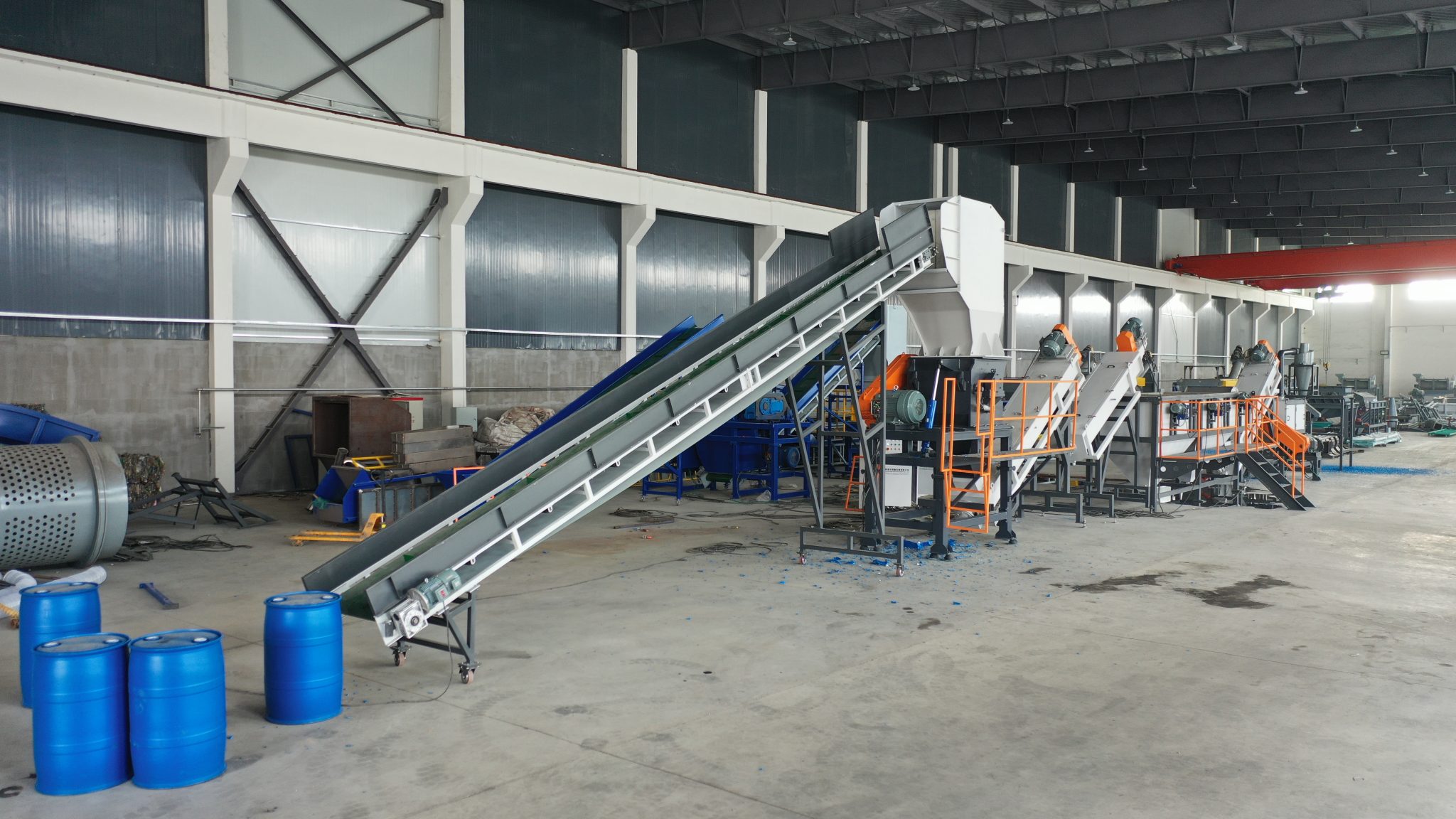 HDPE 化学桶回收清洗生产线