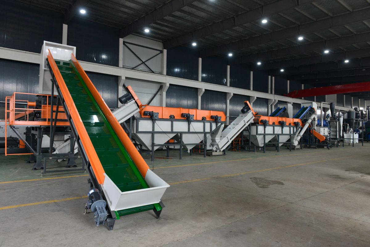 HDPE 牛奶瓶回收清洗生产线